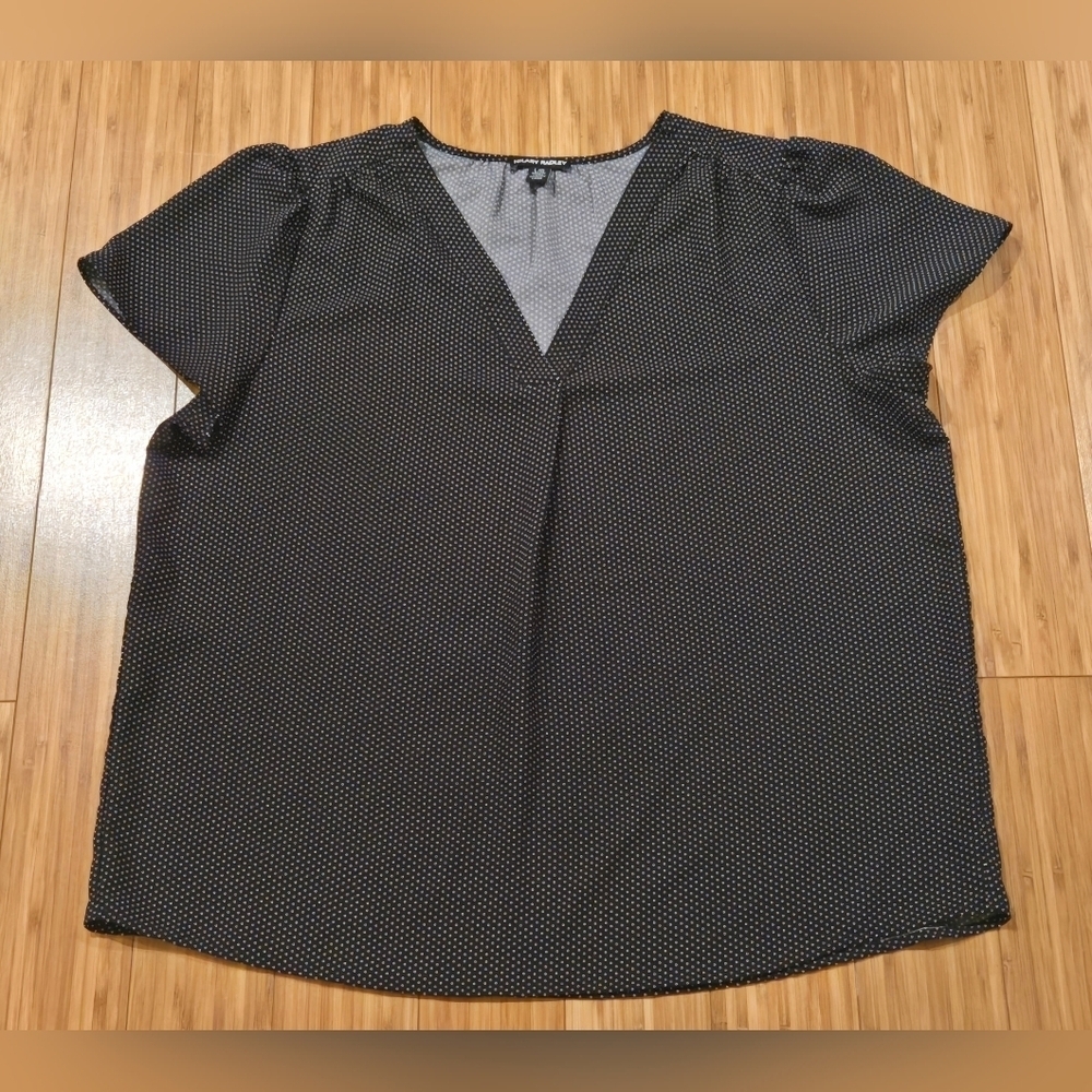 NWOT Hilary Radley Polka Dot Top